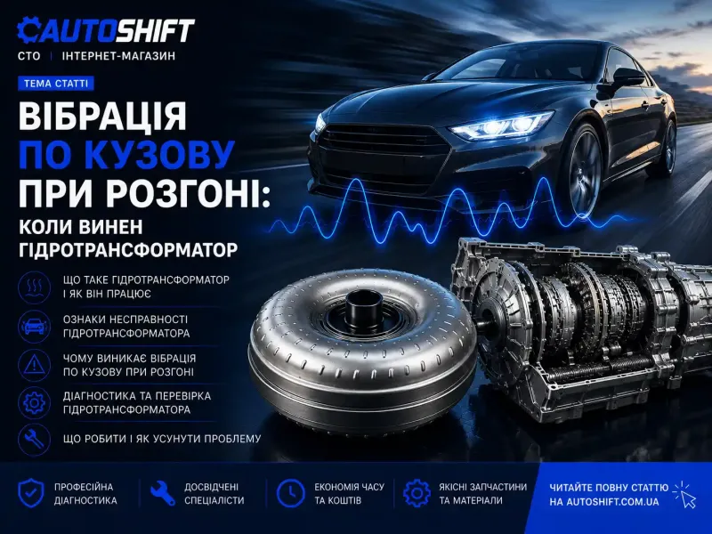 Вібрація по кузову при розгоні: коли винен гідротрансформатор ("бублик") | AUTOSHIFT