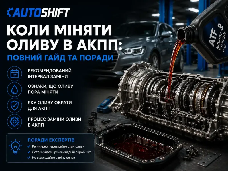 Заміна оливи в АКПП: коли міняти і яку обрати | AUTOSHIFT