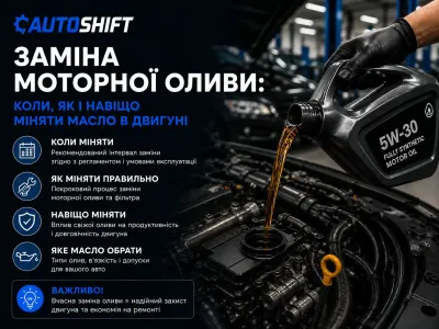 Заміна моторної оливи: коли, як і навіщо міняти масло в двигуні | AUTOSHIFT