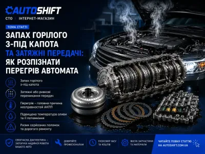 Запах горілого з-під капота та затяжні передачі: як розпізнати перегрів автомата | AUTOSHIFT