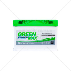 Автомобильный аккумулятор GREEN POWER MAX 78Ah 780A (EN) 12V (E) (0)