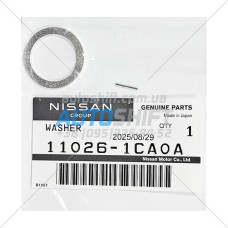 Ущільнювальна шайба M18 пробки переднього редуктору Nissan 11026-1CA0A 110261CA0A