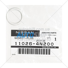 Ущільнювальна шайба M18 пробки переднього редуктору Nissan 11026-4N200 110264N200
