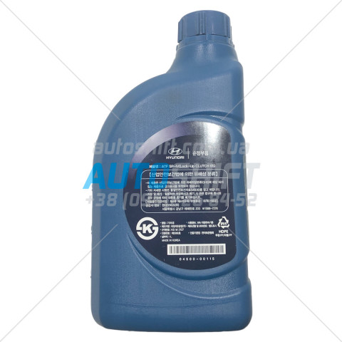 Масло для АКПП Mobis ATF SP-IV (Lock-Up CLUTCH 6S) 1L
